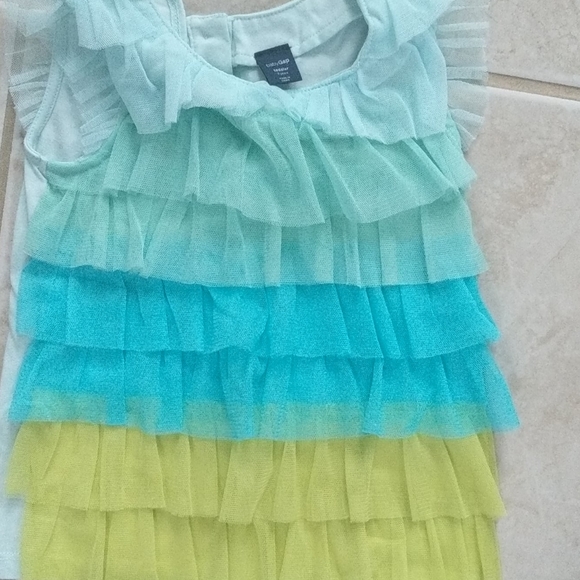 Girls 3t aqua set jeans and tank - Picture 3 of 6